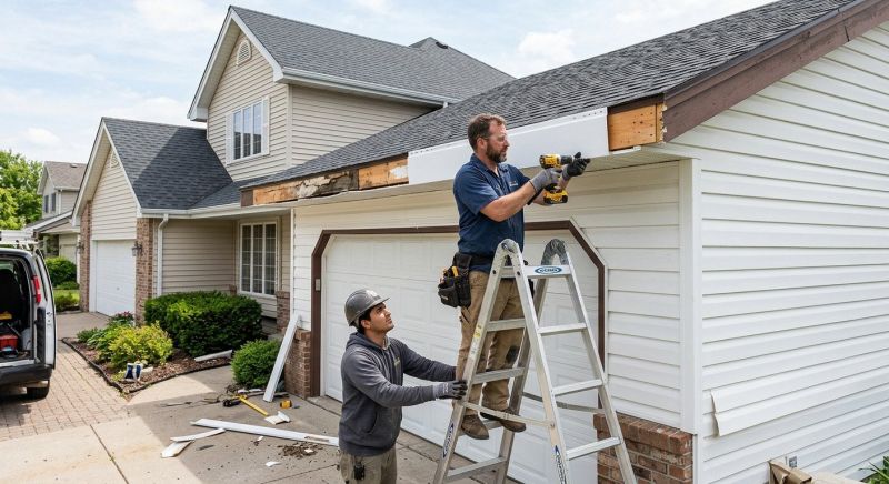 Garage Fascia Repair in Conroe, TX