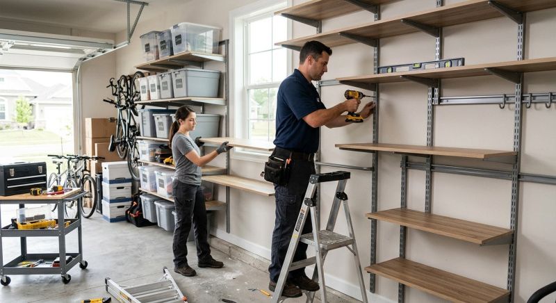 Garage Shelves Installation in Fairfax, VA
