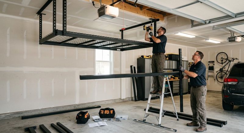 Garage Tool Rack Installation in Fairfax County, VA