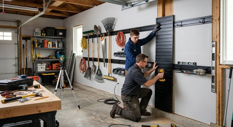 Garage Tool Rack Installation in Raleigh, NC