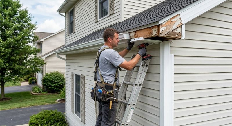 Soffit Damage Repair in Overland Park, KS